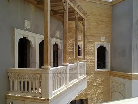 تشطيب اعمال الواجهات الخارجية